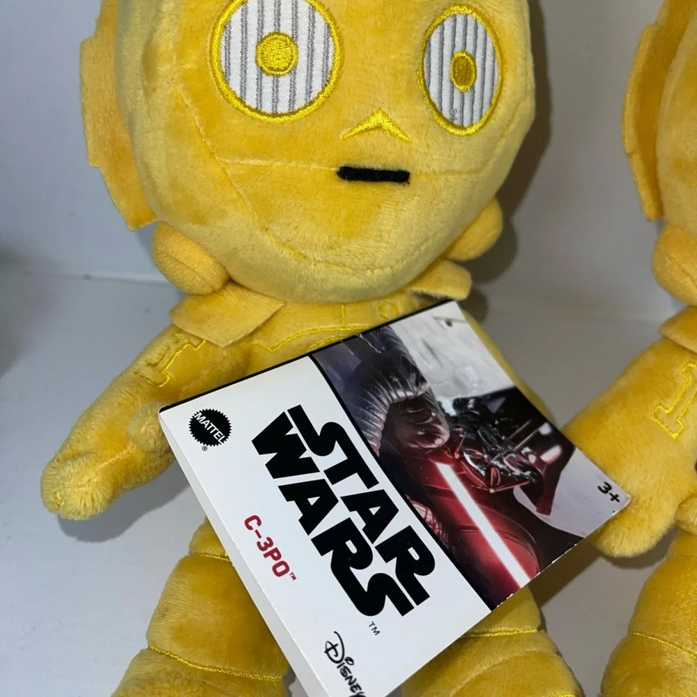 🆕Mattel Disney‎ 2021 Star Wars C-360 stuffed  plushie 9” NWT - 2 available